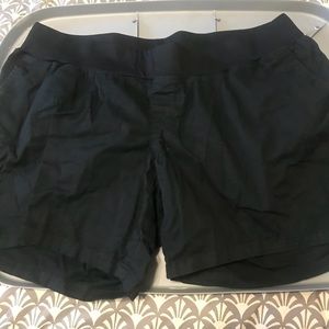 Black Maternity Shorts